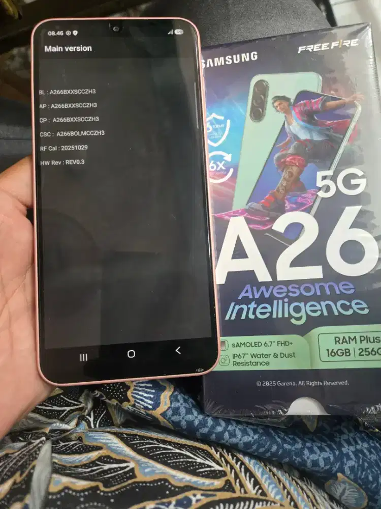 Samsung A26 5G 8+8/256 like new lngkp ori grnsi smpe akhir bulan bs Tt