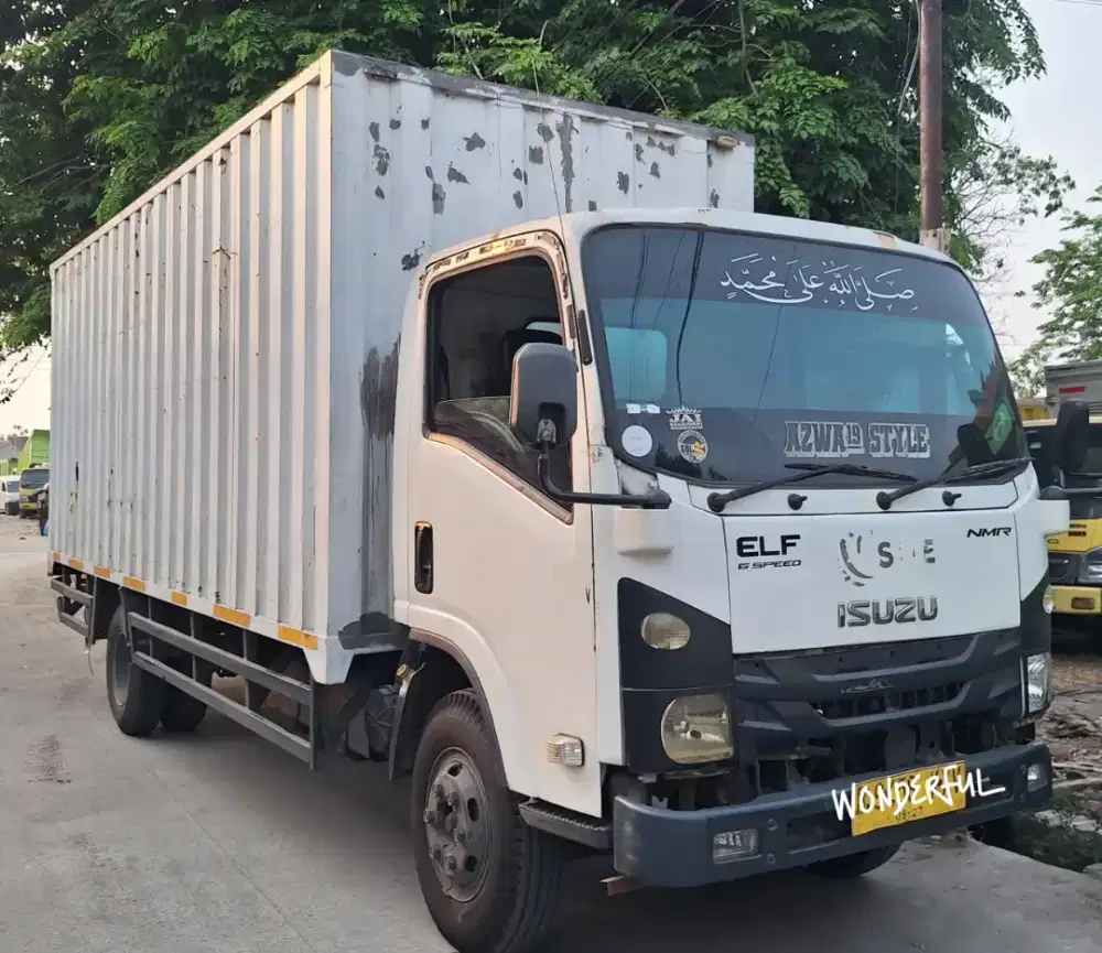 Isuzu Elf GIGa NMR 81Long Box Besi Long Box5.7mtr BioSolar Colt Diesel