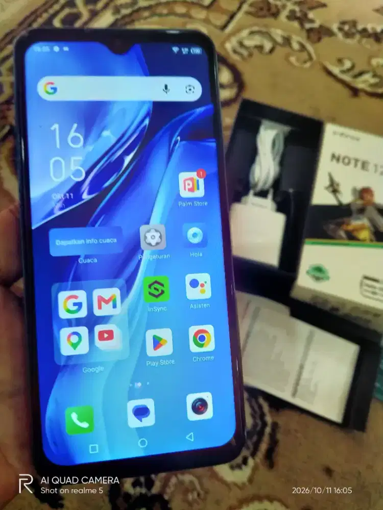 Infinix Note 12 (8+5/256) lkp NFC.normal semua.PAS