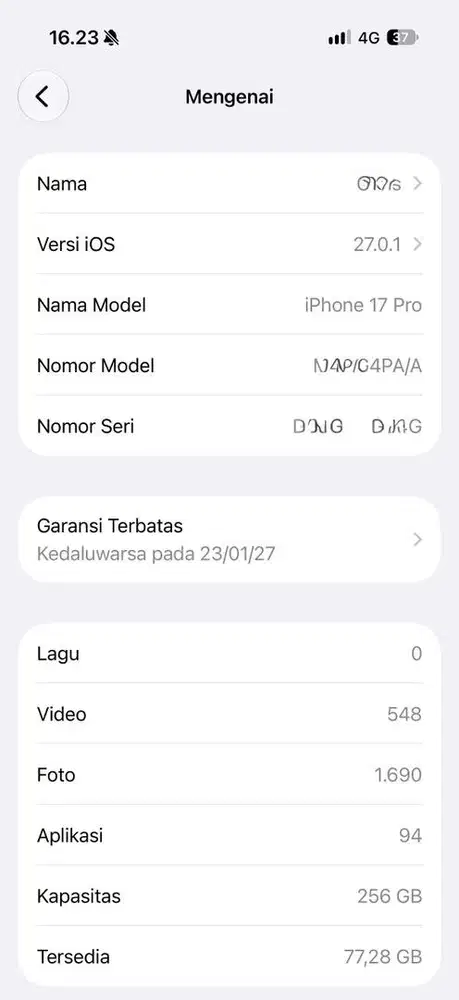 Iphone 17 Pro 256Gb Silver Ibox