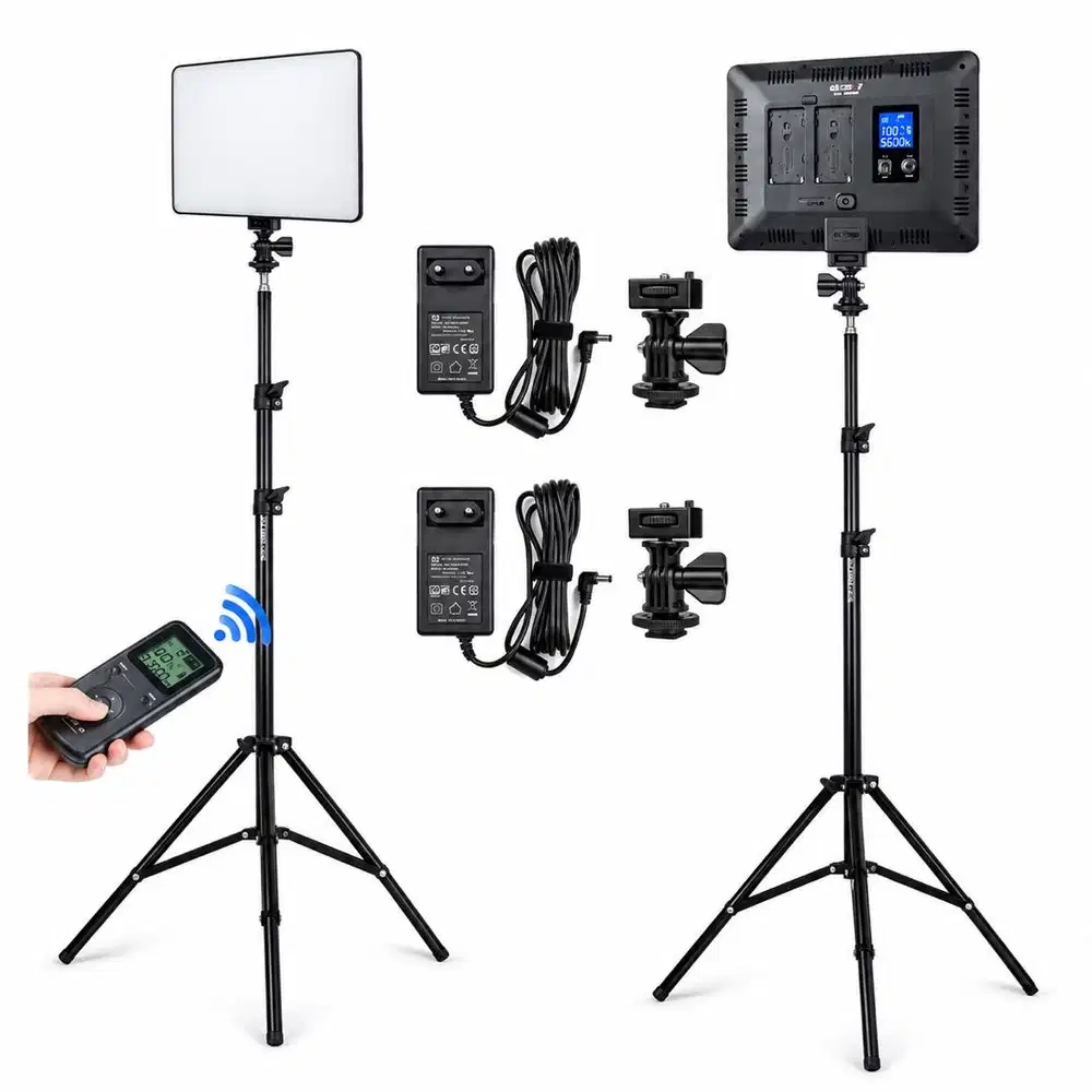 Lampu studio LED 2x SET Viltrox VL-S192T 45W Wireless remote Bi-color