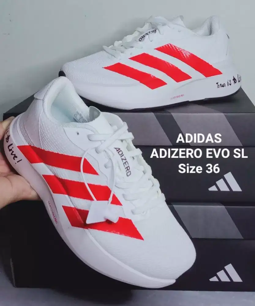 SEPATU RUNNING ADIDAS ADIZERO EVO SL - Size 36