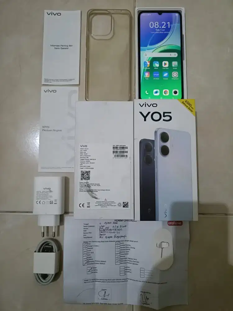 Vivo Y05 4/128 seperti baru