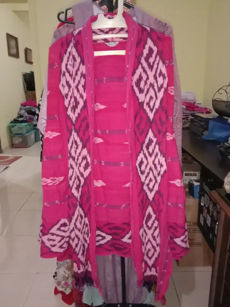 Jual outer model tenun