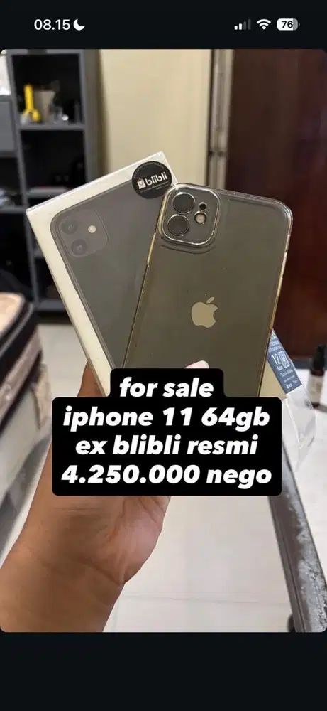 IPHONE 11 64GB EX BLIBLI MULUS