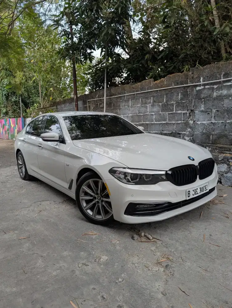 BMW G30 520i Luxury White-Cognac