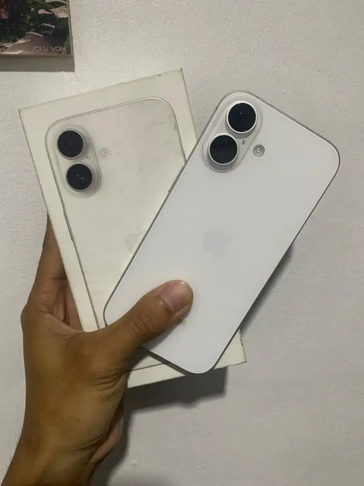 iphone 16 128gb white resmi ibox garansi on