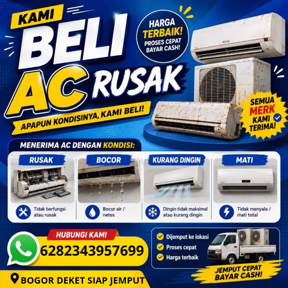 DI CARI AC RUSAK& BEKAS