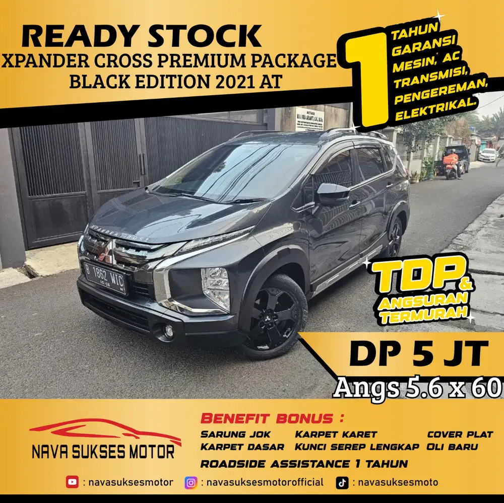 TDP 5Jt Angs Termurah Xpander Cross Premium Package Black Edition 2021