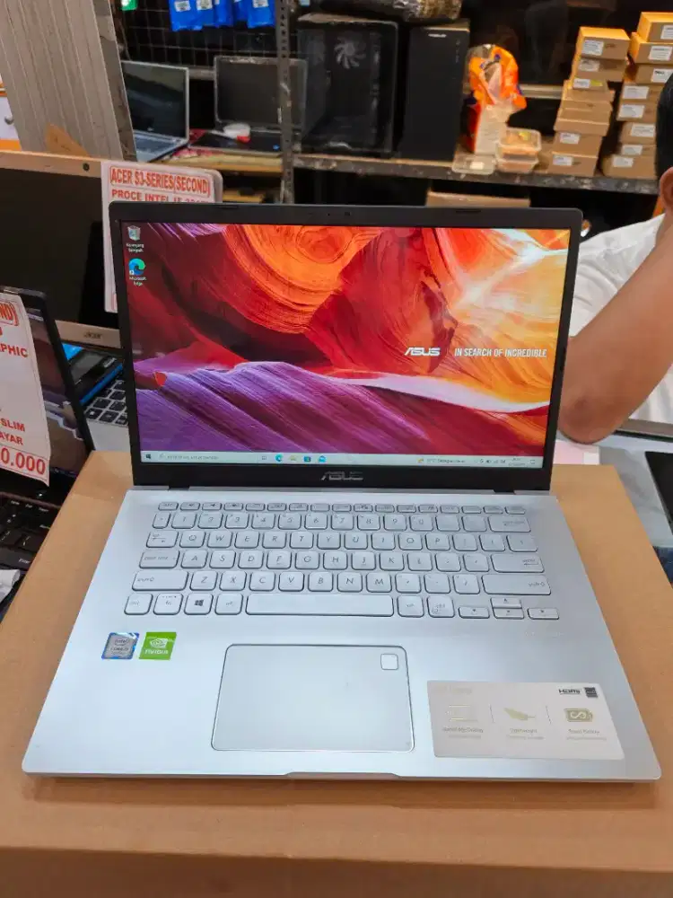 Jual laptop ASUS A409U Core i3 ram 8 GB SSD 512 GB VGA geForce 2 GB