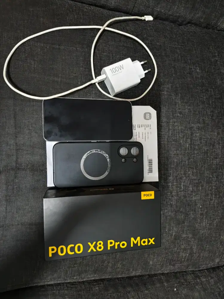 Poco x8 pro max 12/512 fullset garansi on