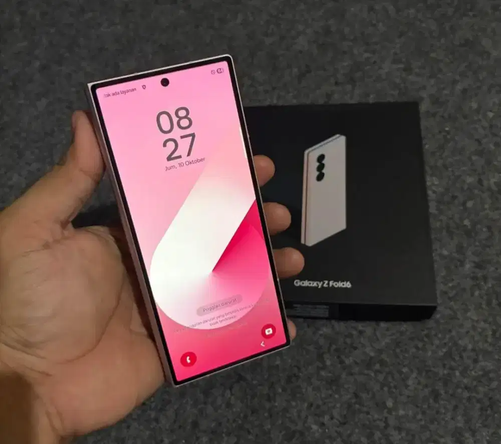 SAMSUNG Z FOLD 6 5G RAM 12/256 GB LENGKAP SIAP PAKAI