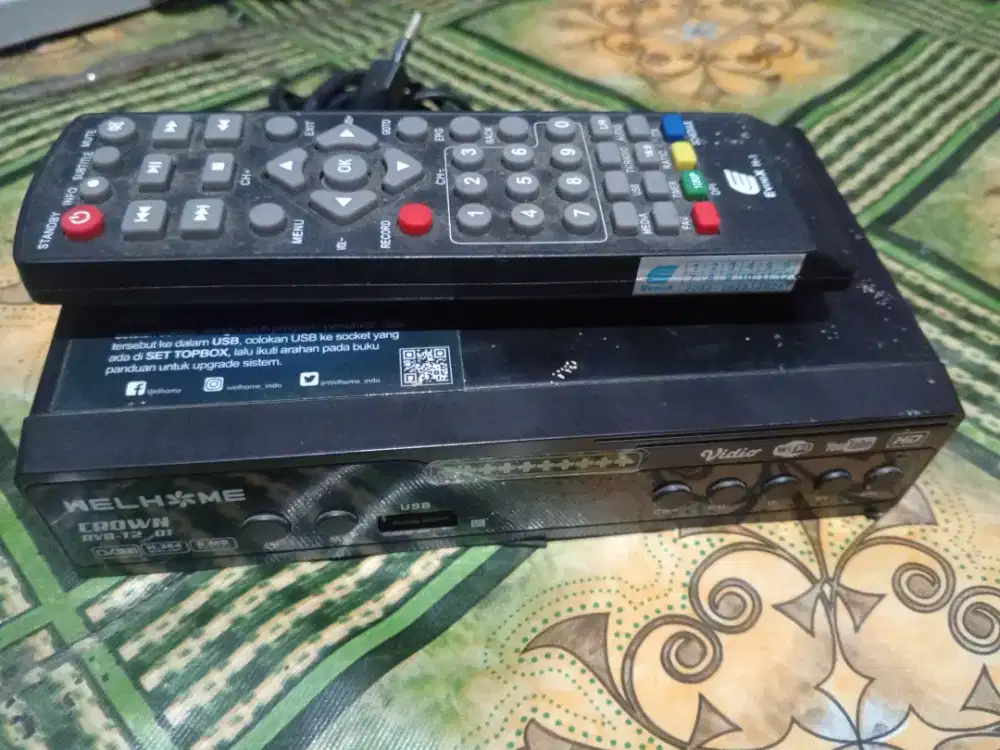 Setop box wellhome normal tinggal pake