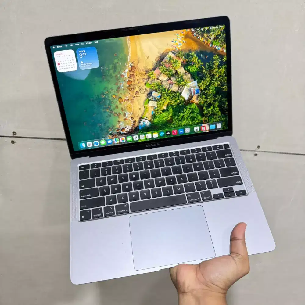 Macbook air m1 2020 13 inch ram 8gb ssd 128gb siap pakai bisa cod