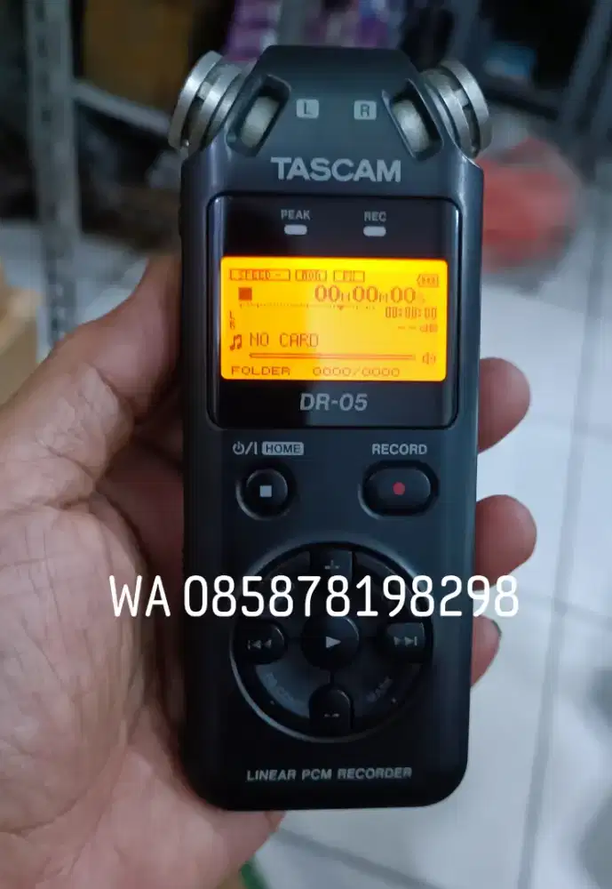 Tascam DR 05 portable handheld digital audio recorder
