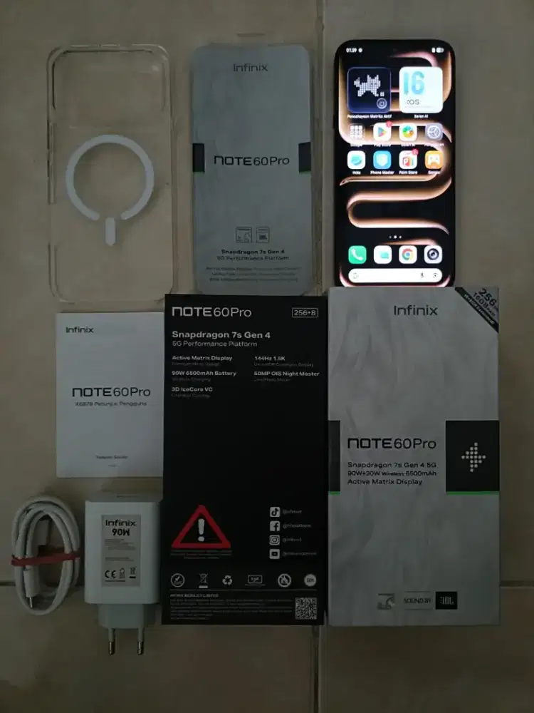 Infinix note 60 pro 8/256 seperti baru