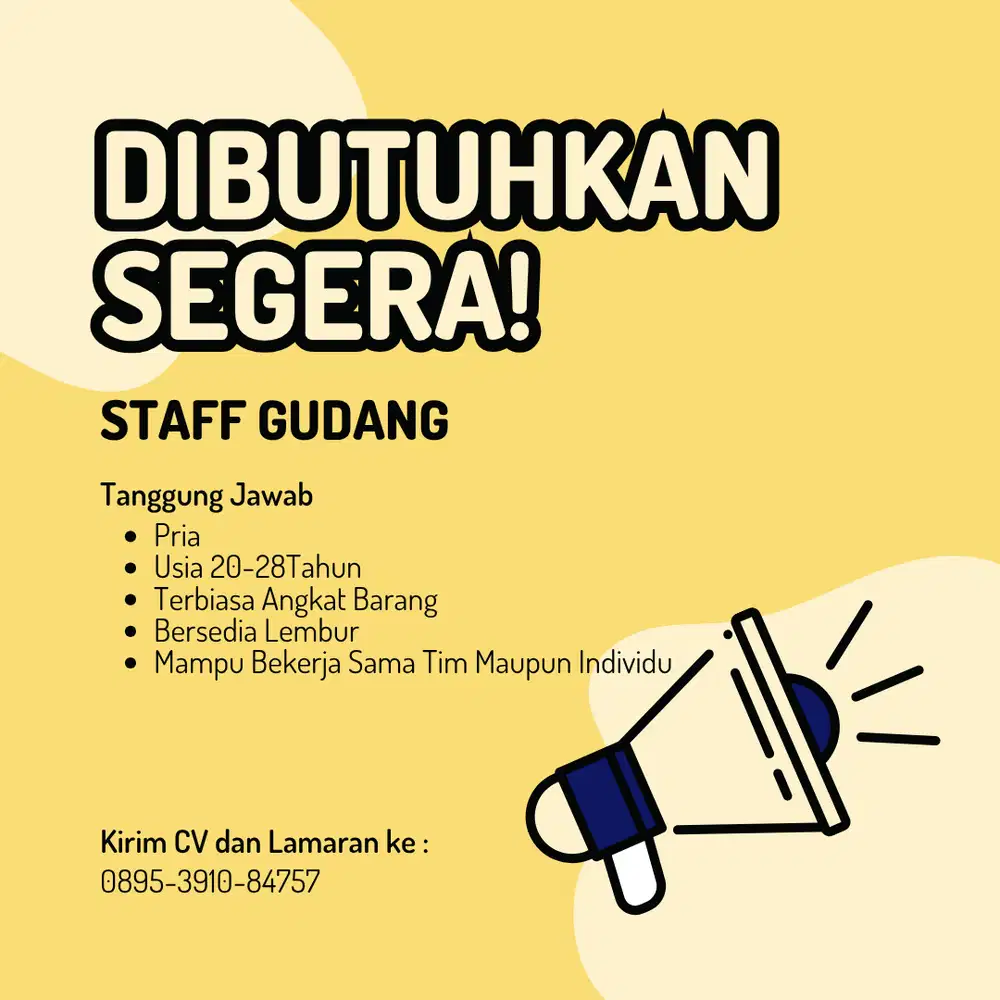 Loker gudang jakarta