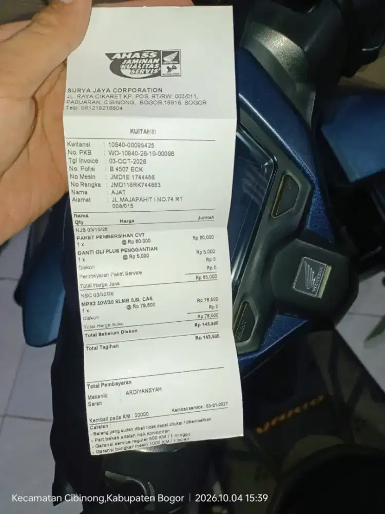 Vario Gen 2 Low km 15k