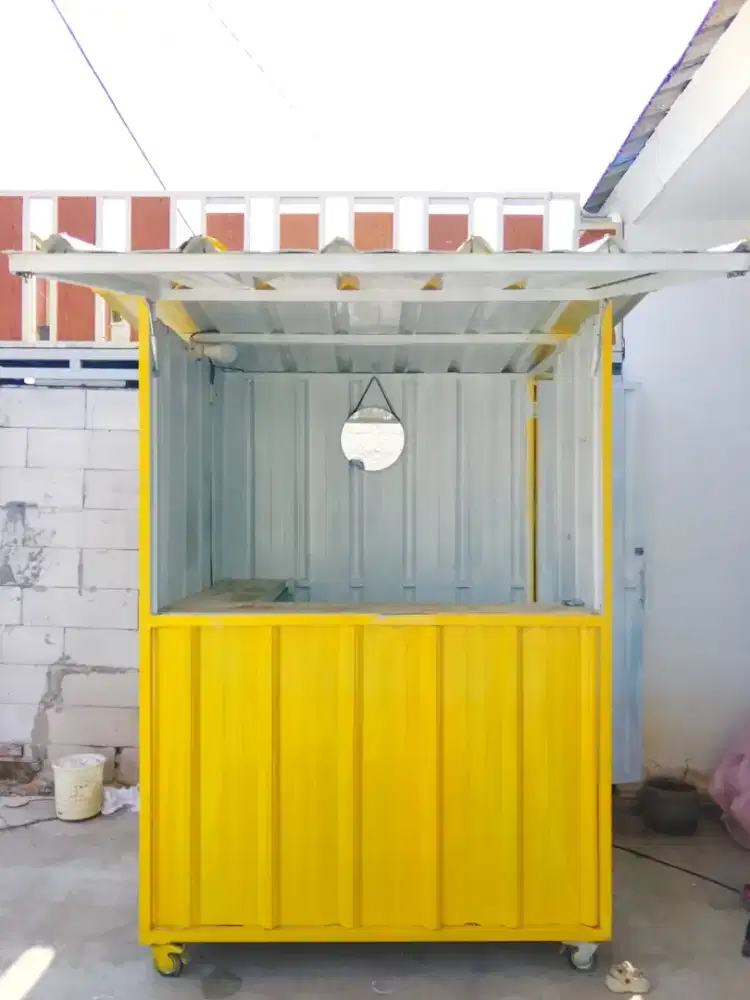 Jual booth kontainer siap pakai jualan