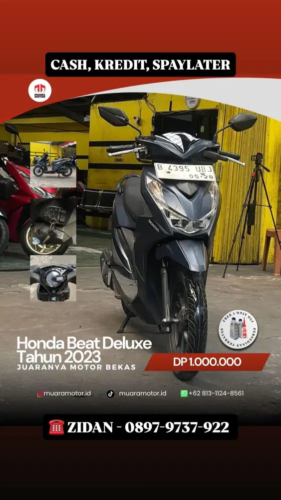 HONDA BEAT DELUXE 2023 KONDISI MULUS !!!