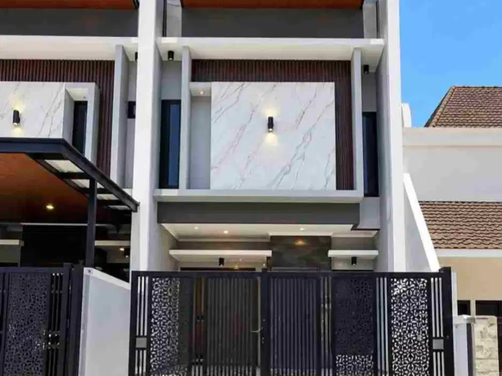 Rumah Baru Gress Manyar Rejo di Jalan Utama Row Jalan 3,5 Mobil