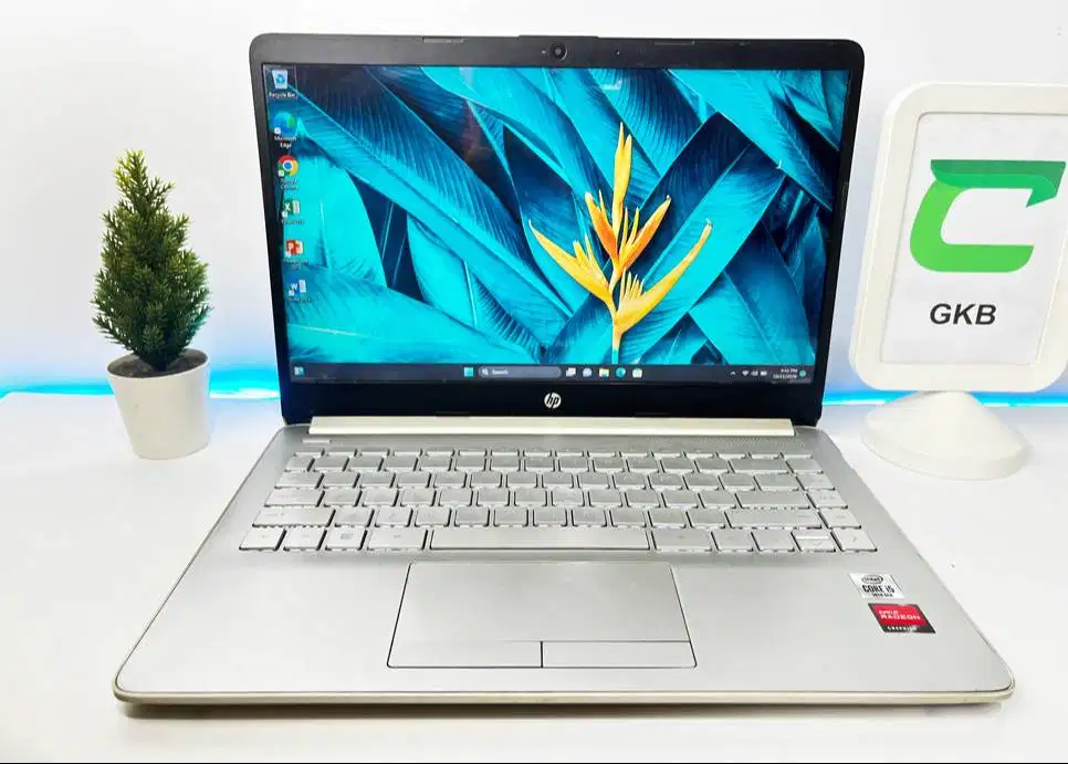 Laptop HP 14s i5 Generasi 10 dual VGA Ram 8gb Ssd 512gb Gaming Editing