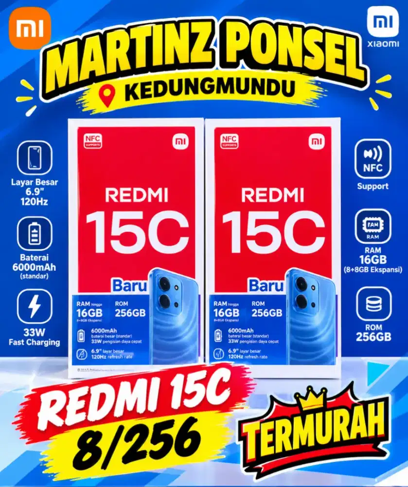 Redmi 15c 8/256 new