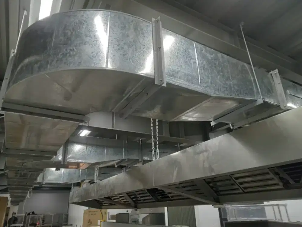 Jasa Instalasi Ducting Exhaust Dapur Resto, Resort, MBG dll