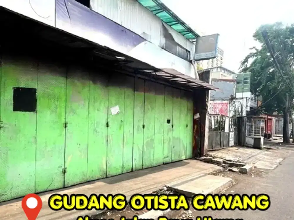 Dijual Gudang di Cawang Cukup Hitung Tanah Lokasi Strategis Akses Jalan Utama