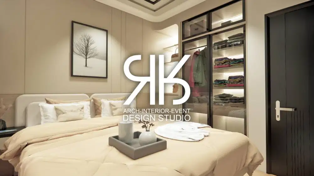 3D Desain  Facade, Booth, Event, Interior + gambar kerja