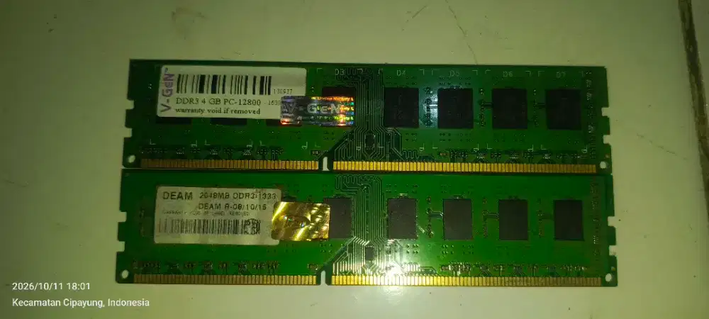 Ram 4gb ddr3 bonus ram 2gb ddr3