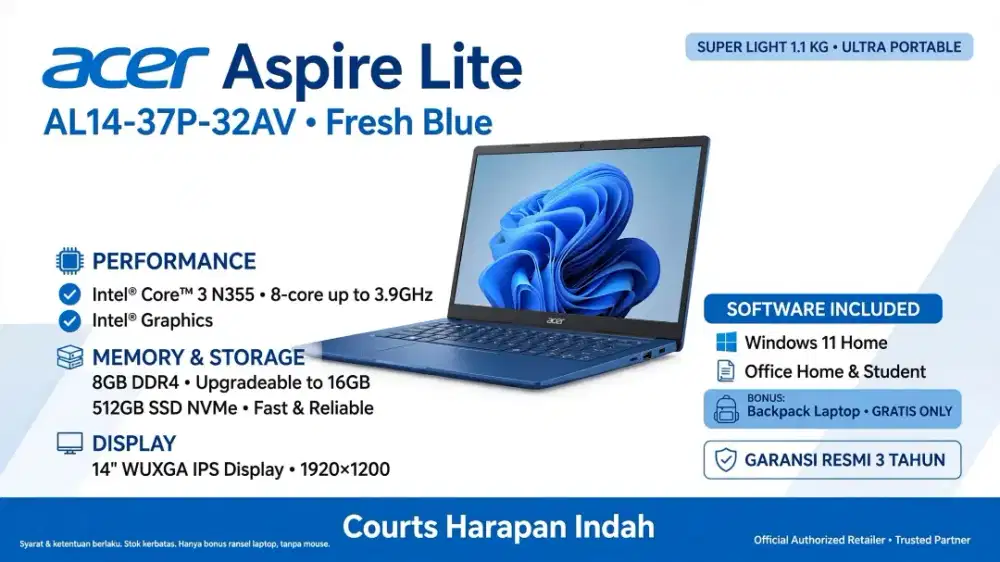 ACER ASPIRE LITE 14 AL14-37P-32AV