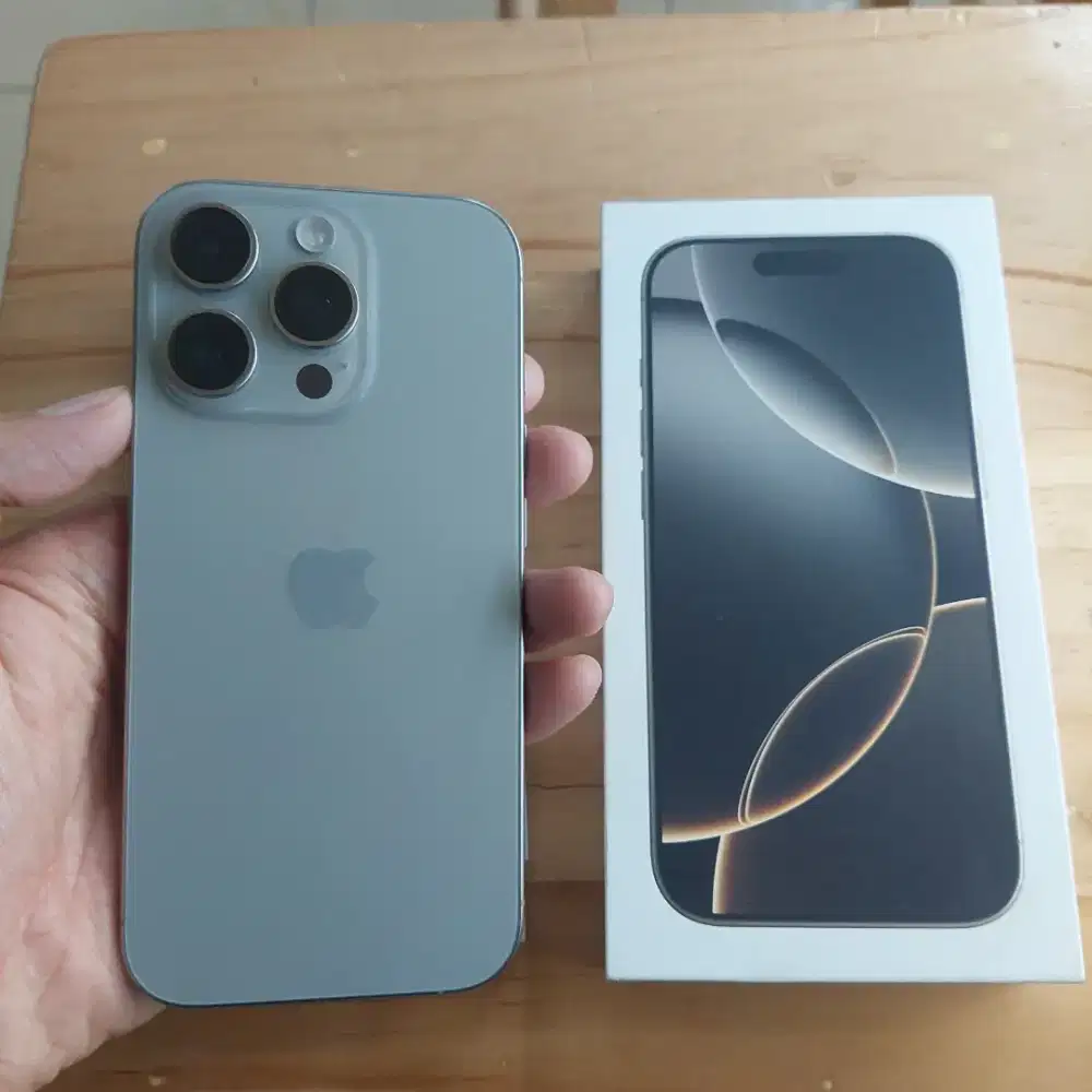 Iphone 16 Pro 1Tb Second Resmi ibox Mulus