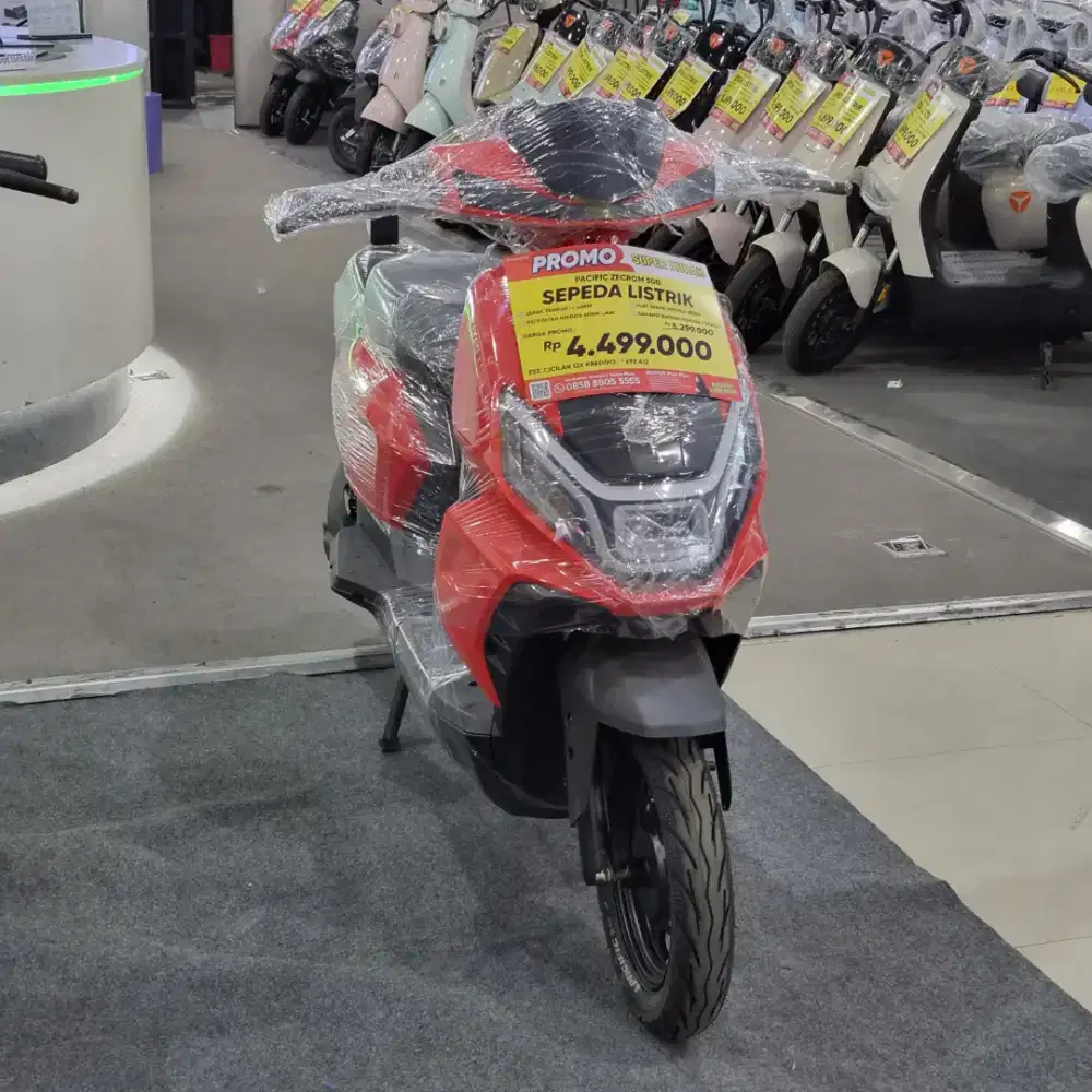 Sepeda Listrik Pacifik Zeckroom 500 super keren cicil mulai 450ribuan