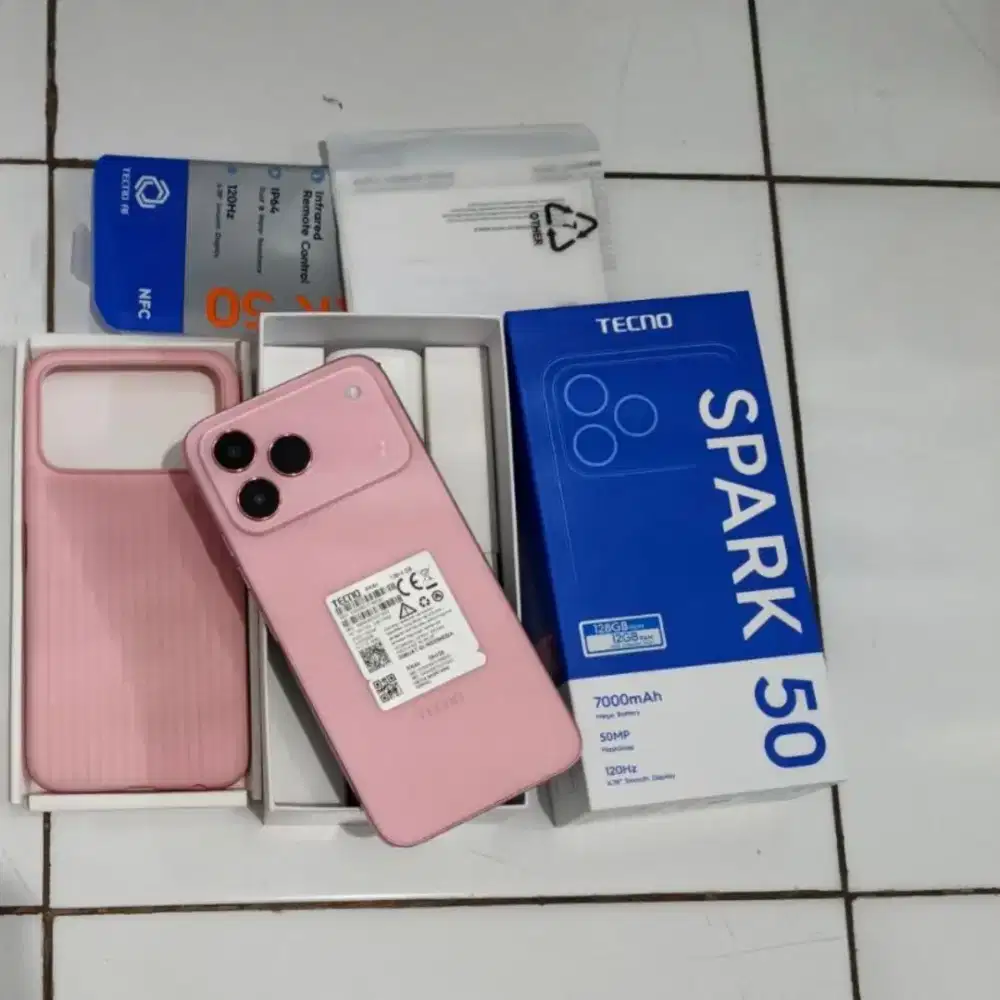 Hp Tecno Spark 50 Ram 4+8/128gb fullset nominus