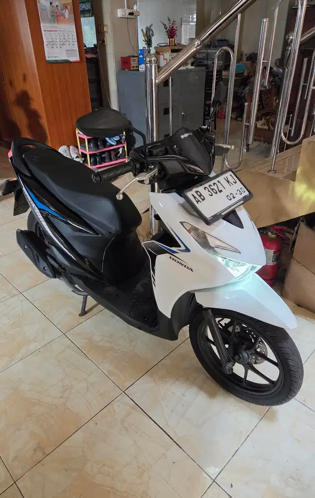 Beat all new 2025 hitam putih gbm gandu_baru_motor