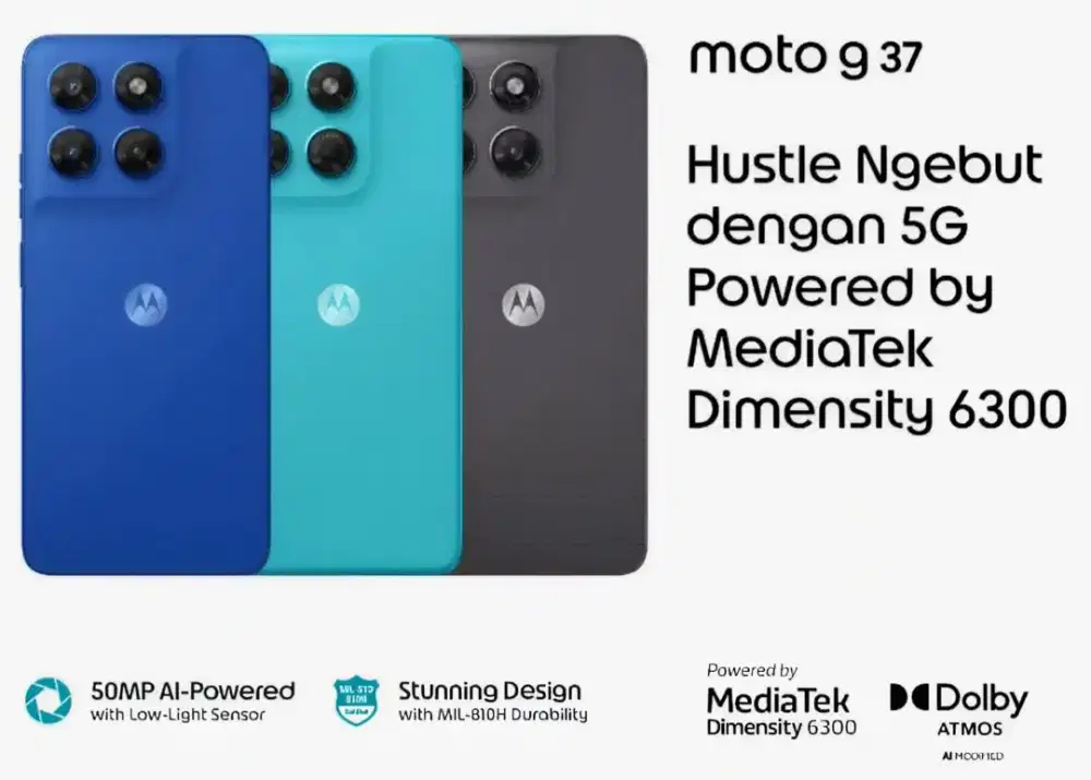 MOTOROLA G37 5G 4/64GB NEW SEGEL GARANSI RESMI