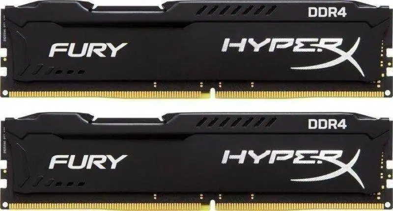 PC RAM DDR4 8GB HyperX Fury (sepasang, 2pcs)