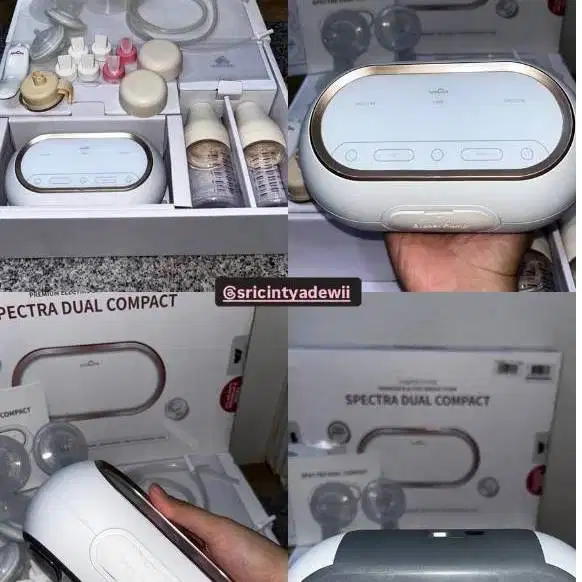 Pompa ASI Spectra Dual Compact 9 Double Pump Preloved Fullset + FREE V