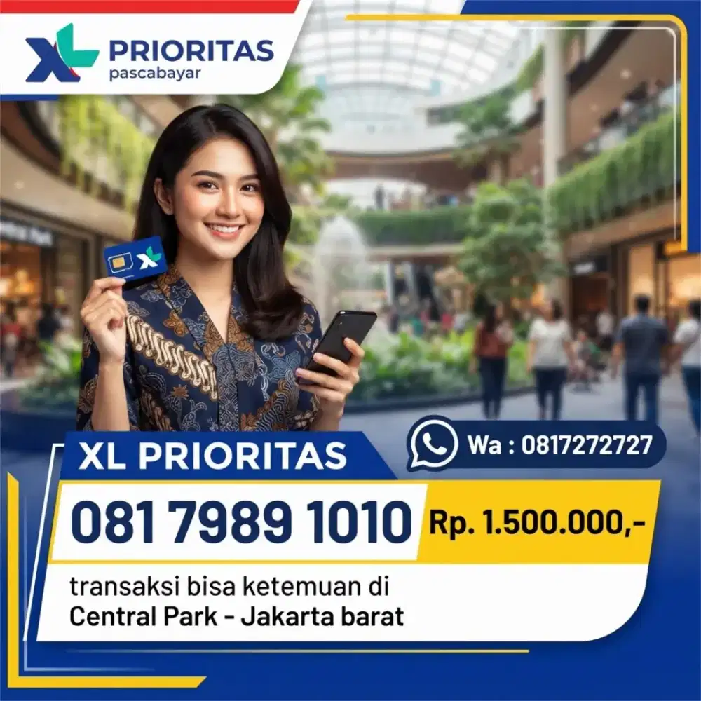 NOMOR CANTIK XL 7989 1010