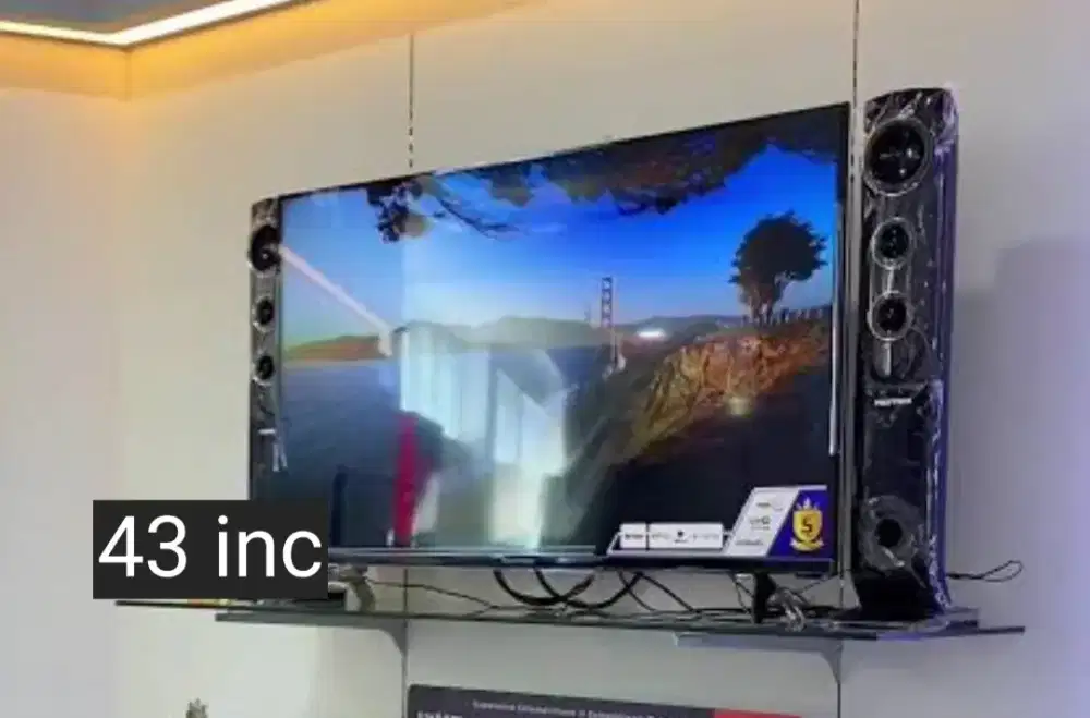 Tv Led Polytron 43 inc Android Speaker Tower TA5055