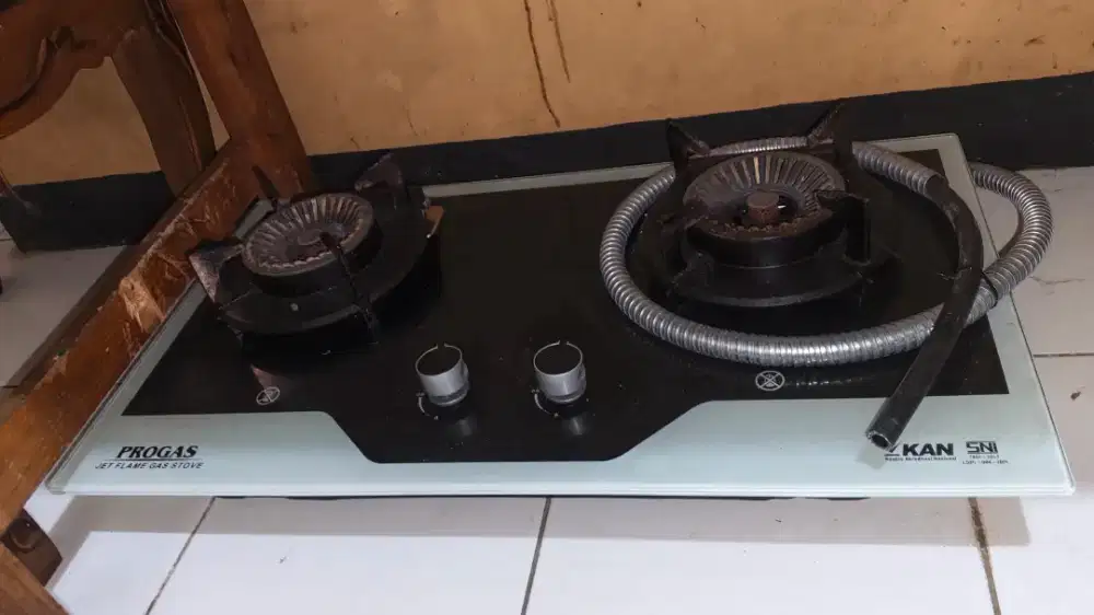 Kompor Gas Tanam Progas Baru Pakai 4 Bulan Normal Harga Pas No Nego
