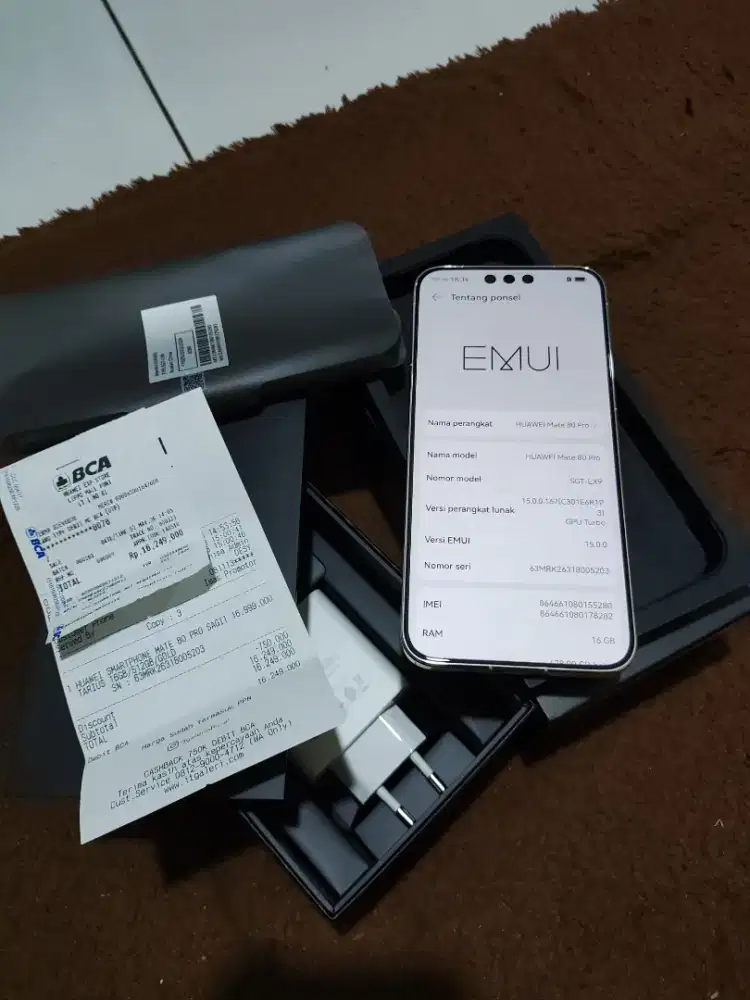 HUAWEI MATE 80 PRO SEPERTI BARU, GARANSI ON