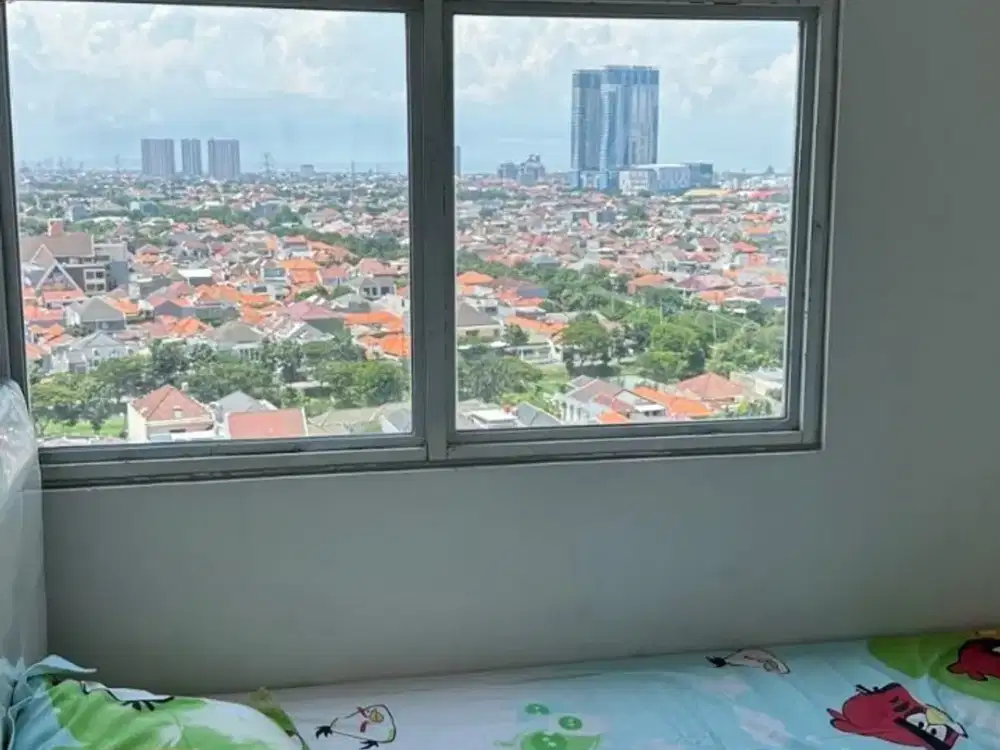 DIJUAL APARTEMEN GUNAWANGSA MANYAR TOWER B LANTAI 20 SEMI FURNISHED