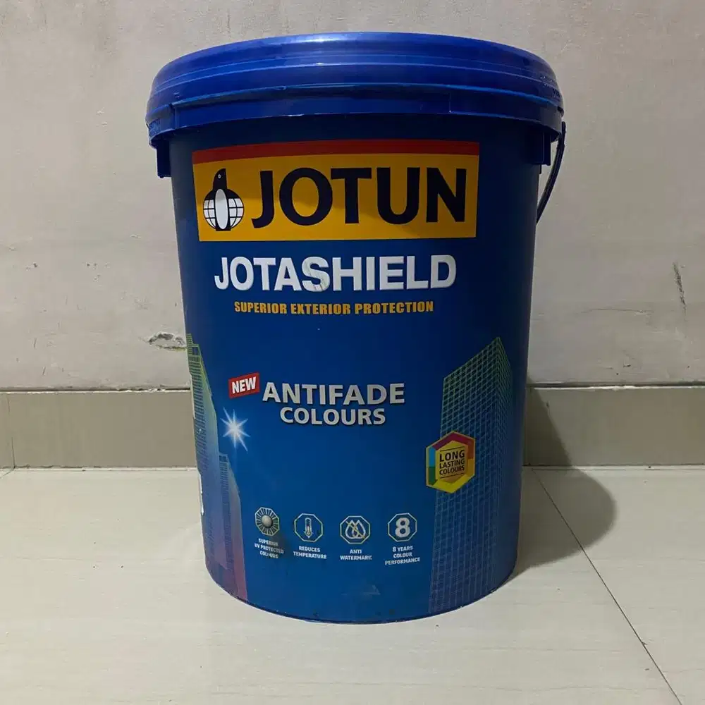 Cat Jotun - JotunShield Antifade colour warna Abu2 muda 1 Pail 20kg