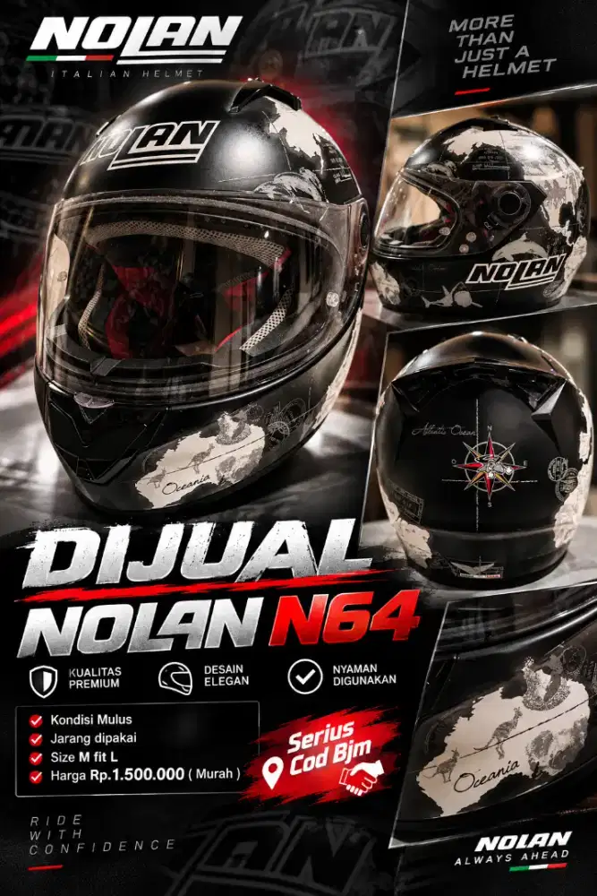 Helm Nolan N64 second made italy