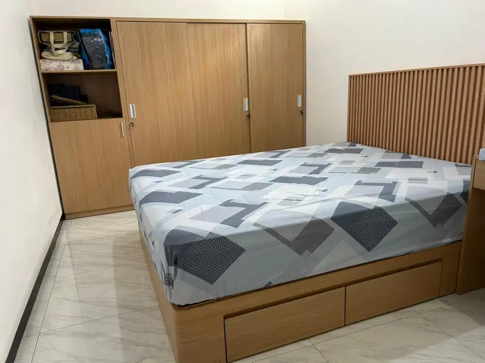 Divan Bed HPL custom bahan plywood + HPL