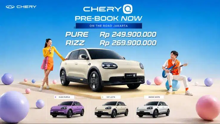 Bebas Ganjil Genap! Chery Q EV Mobil Listrik Perkotaan Super Lincah &