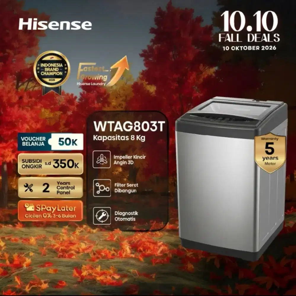 Mesin Cuci 1 Tabung Hisense