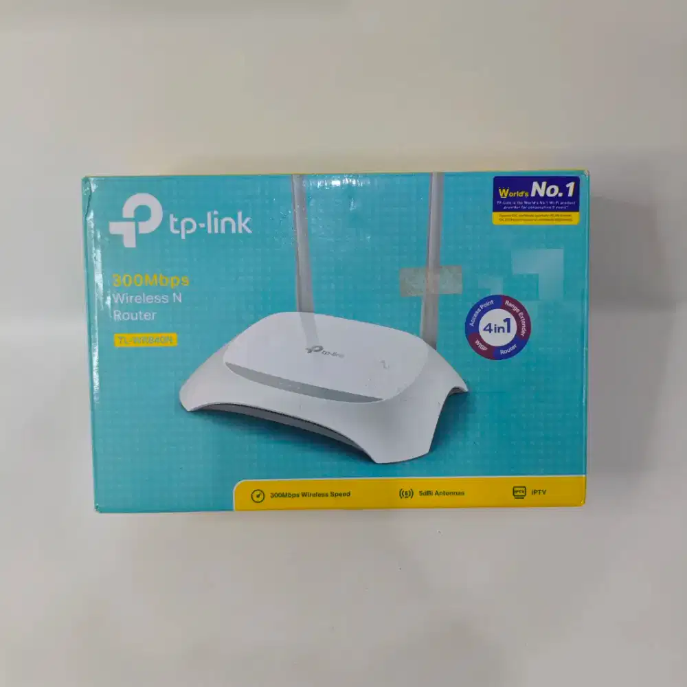 Jual Router WiFi TP-Link TL-WR840N 300Mbps Mulus Fullset